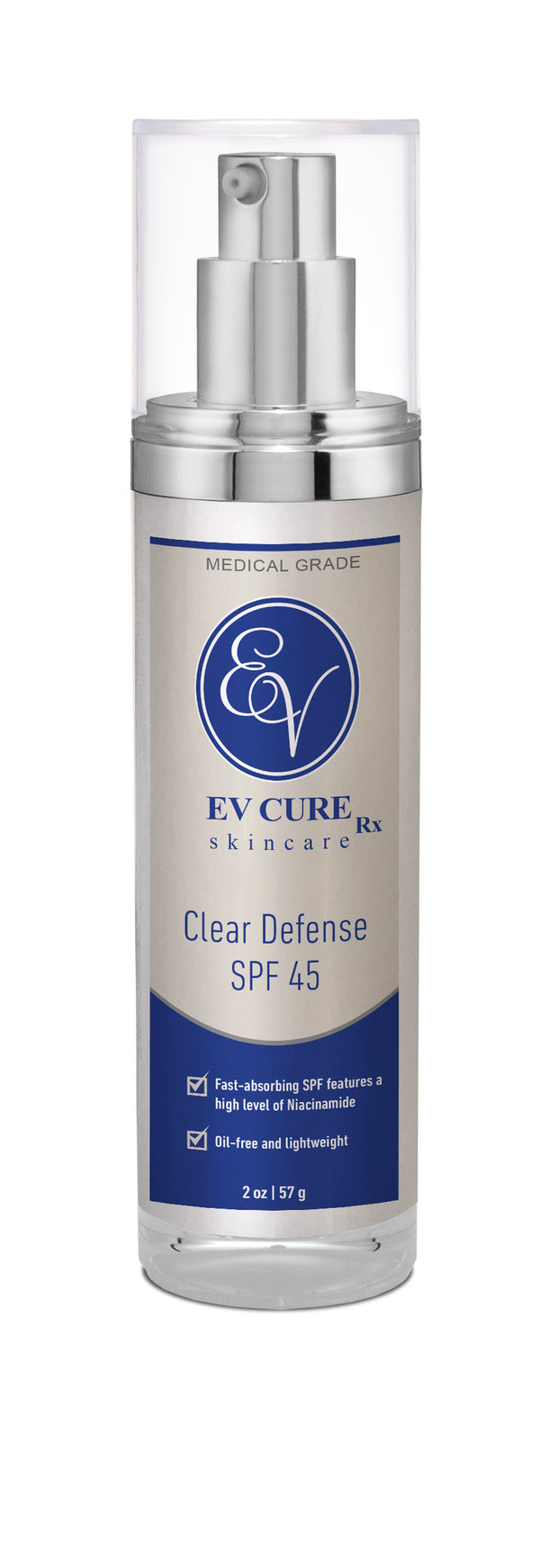 EV Cure Rx Clear Defense SPF 45